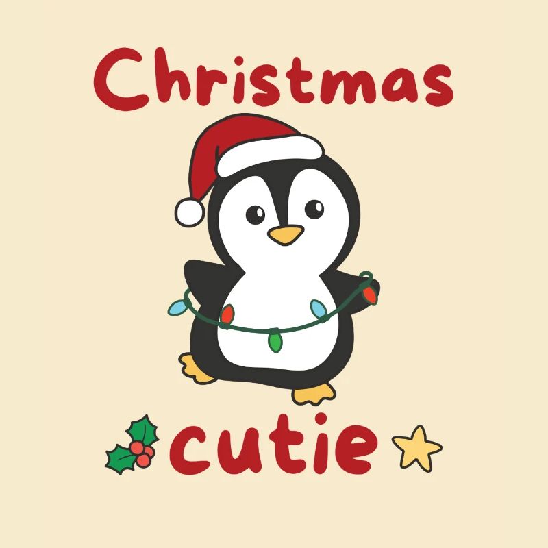 Pingouin de Noël Pingouins Mignon de Noël