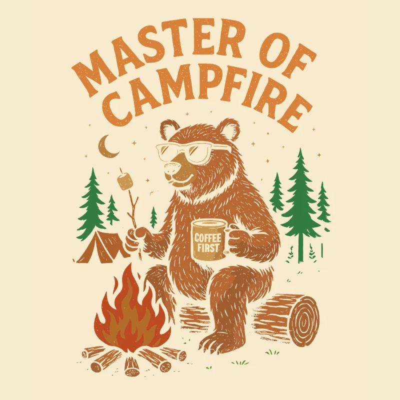 Maître du feu de camp
