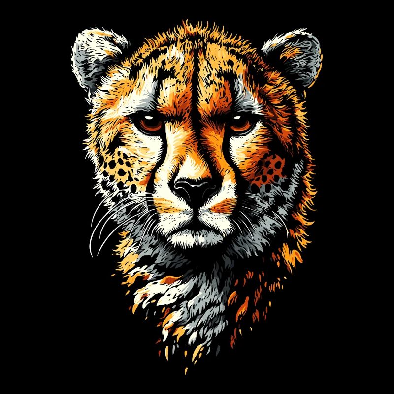 Guépard Guépard Gros chat Amoureux des chats Guépard