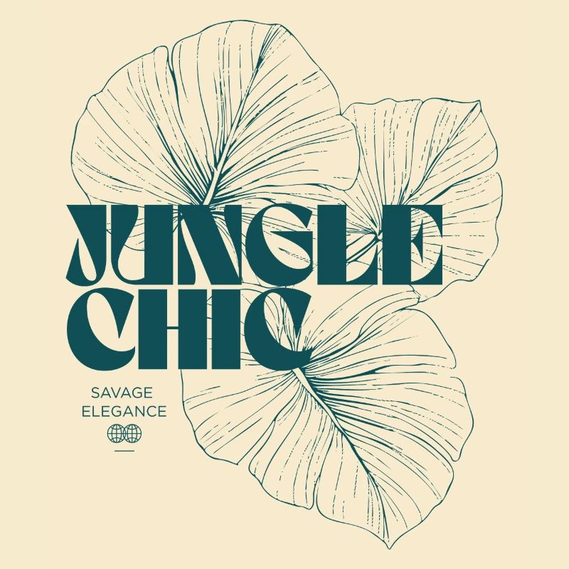 Botanical Jungle Monstera Leaf Pattern Design