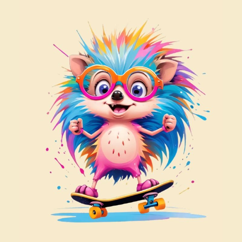 Pate colorée hérisson