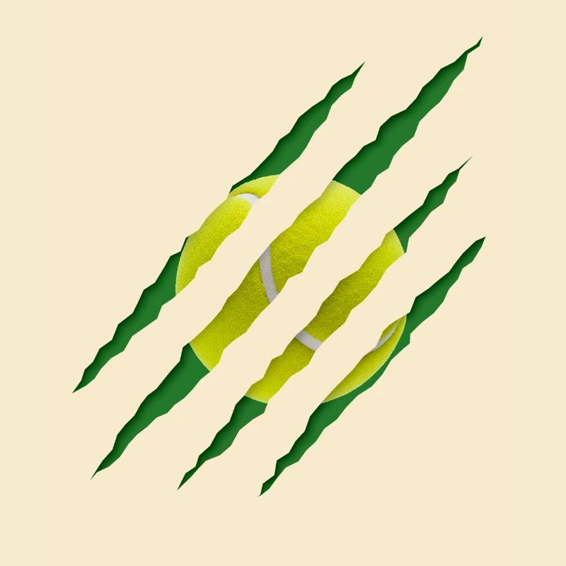 Balle de tennis Scratch Pattern