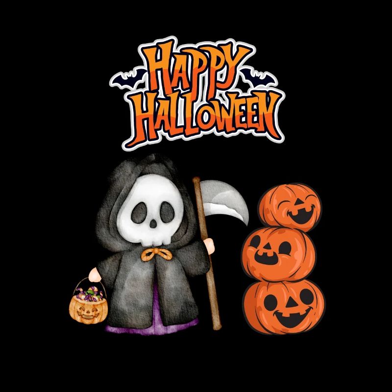 Frohes Halloween Sensenmann