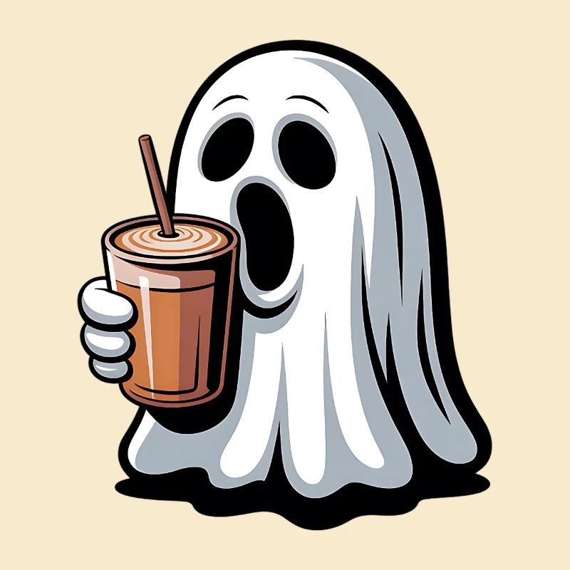 Geist mit Kürbislatte
