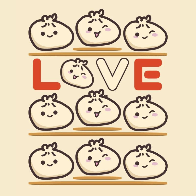Dumpling Love Pattern