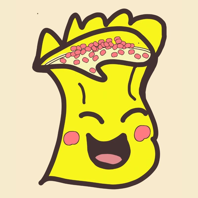 funny yellow dim sum