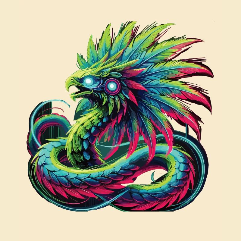 Azteken Drache