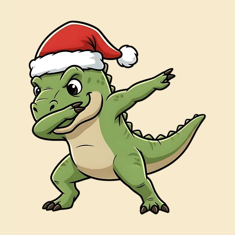 Dab T-Rex de Noël