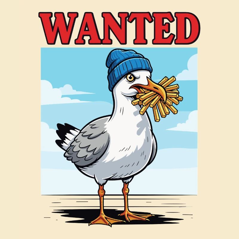 Gesuchte Pommes-möwe