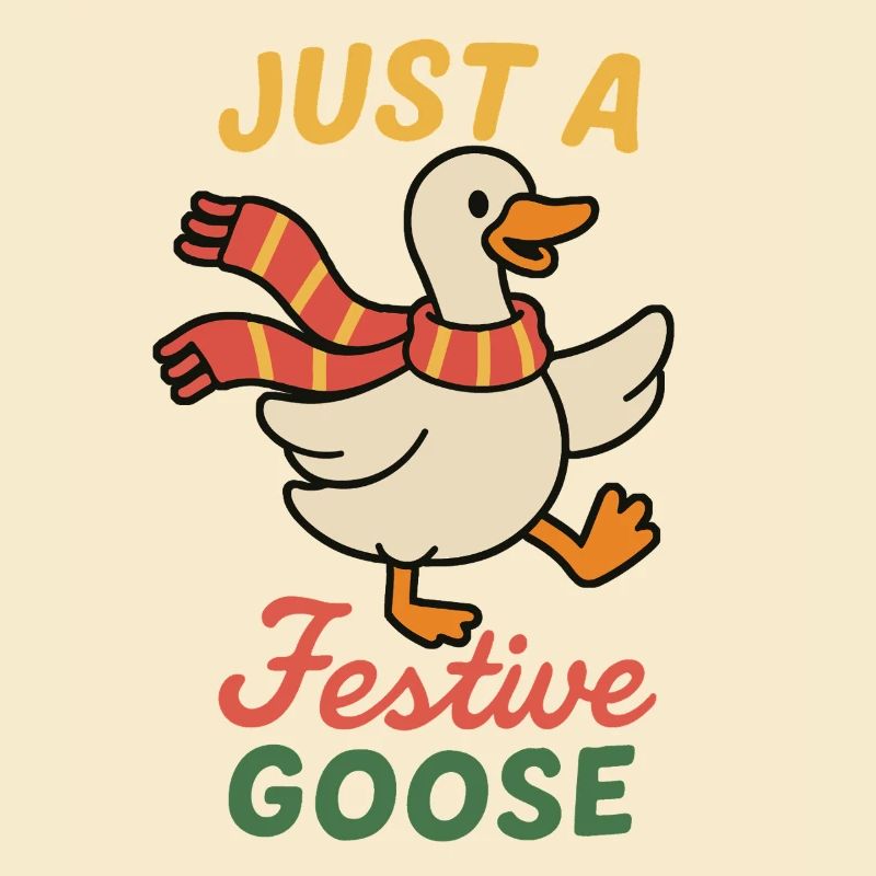 Weihnachtsgans Nur eine festliche Gans