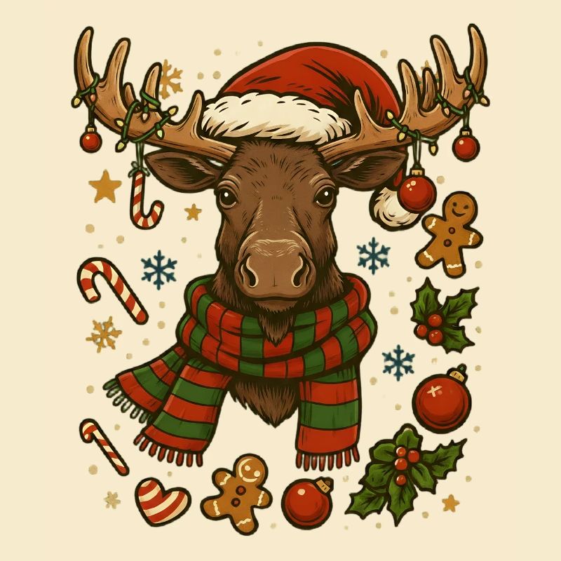 L’orignal à Noël