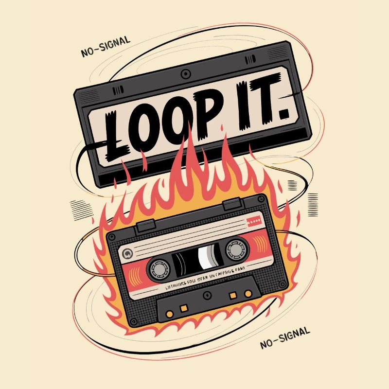 Loop It Flammen Cassette