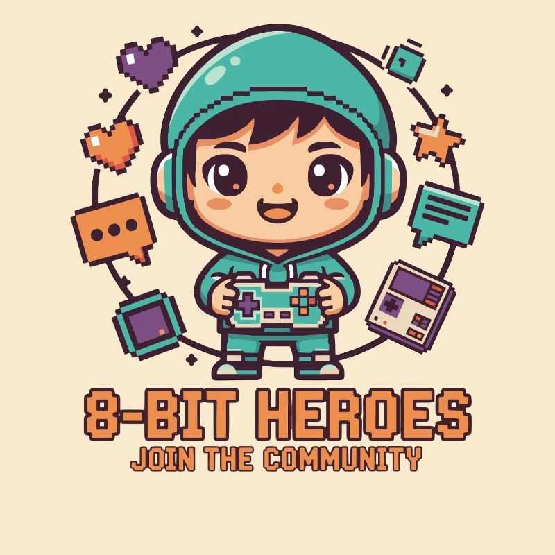 HÉROS 8 BITS | Jeux Rétro Chibi Communauté Pixel