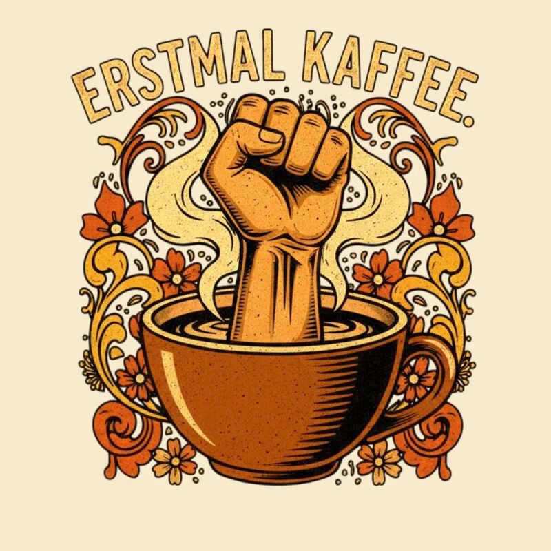 Erstmal Kaffee Faust Statement