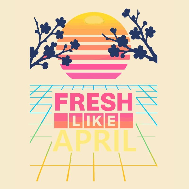 FRESH LIKE APRIL Retro Spring Cherry Blossom