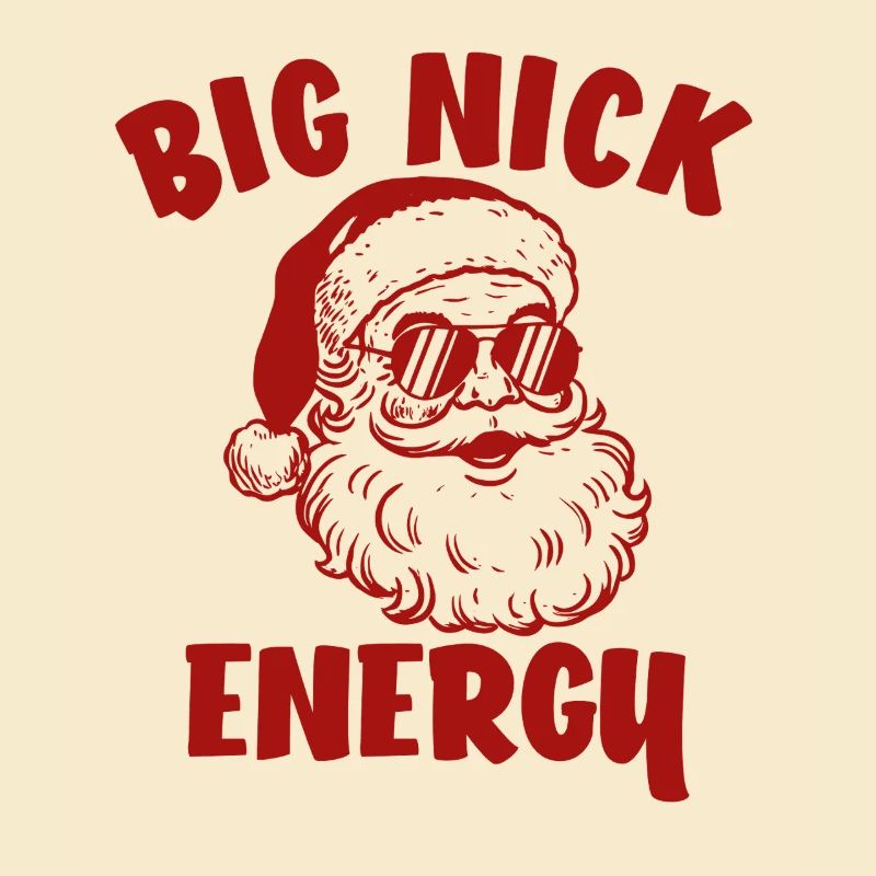 Weihnachtsmann, lustiges Weihnachten, große Nick-E