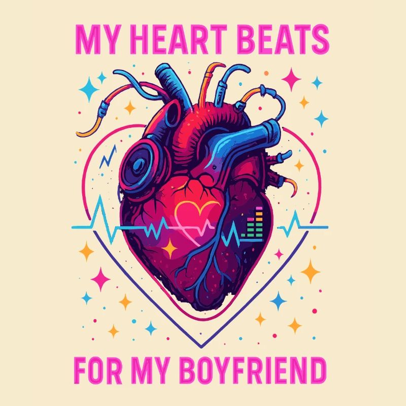 herz spruch freund, neon liebe anatomie