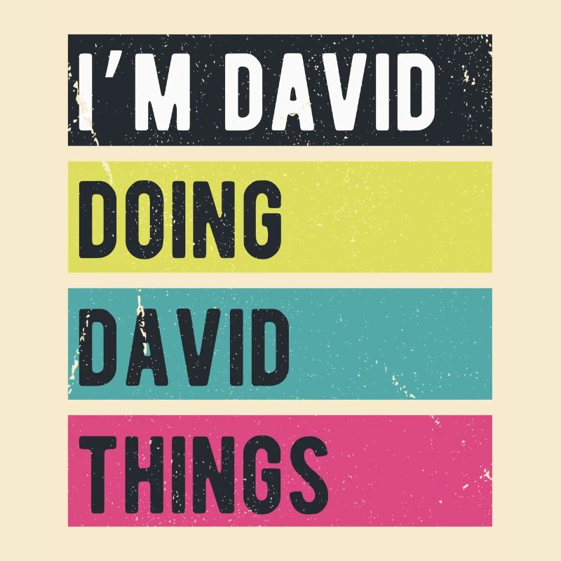 I’m David Doing David Things Retro Colors