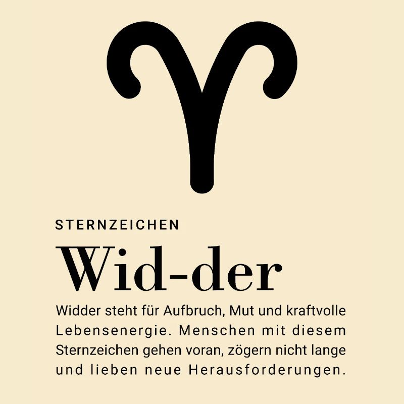 Sternzeichen Widder