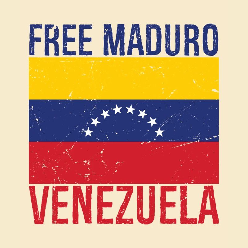 Drapeau du Venezuela de Maduro libre