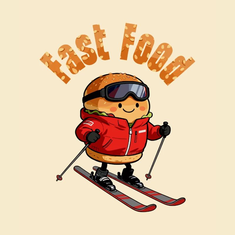 Restauration rapide à ski