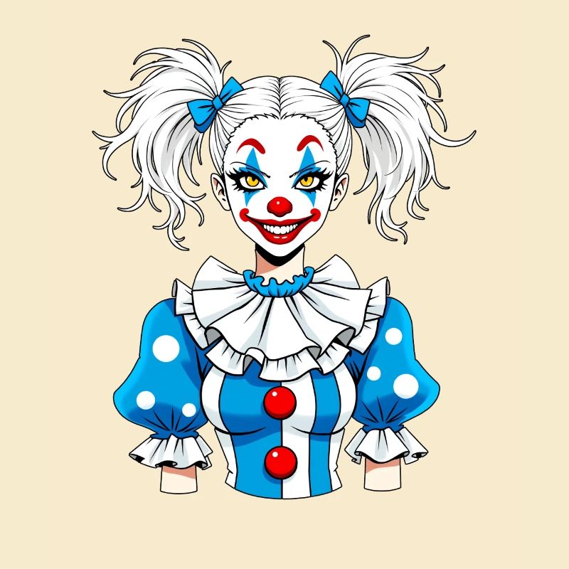 Mädchen Clown Girlfriend Zirkus