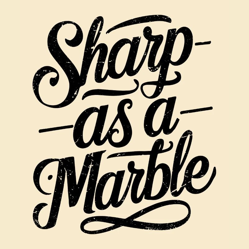 Sharp as a Marble