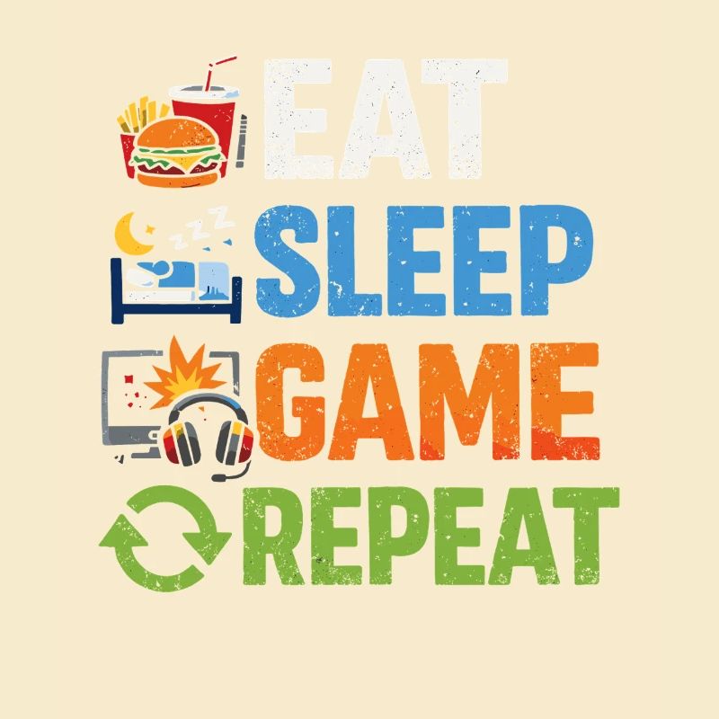 Eat Sleep Gaming Repeat