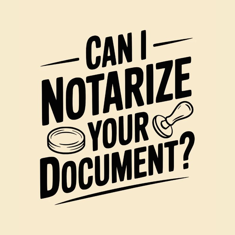 Can I Notarize Your Document?