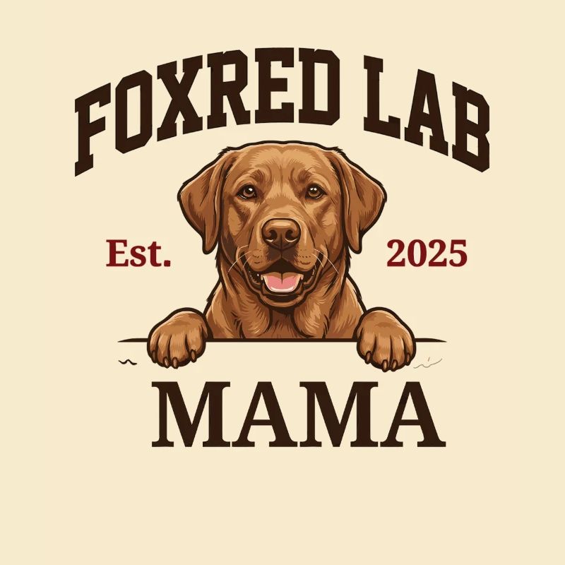 Foxred Lab Mama Est. 2025 – Hunde Mama Design
