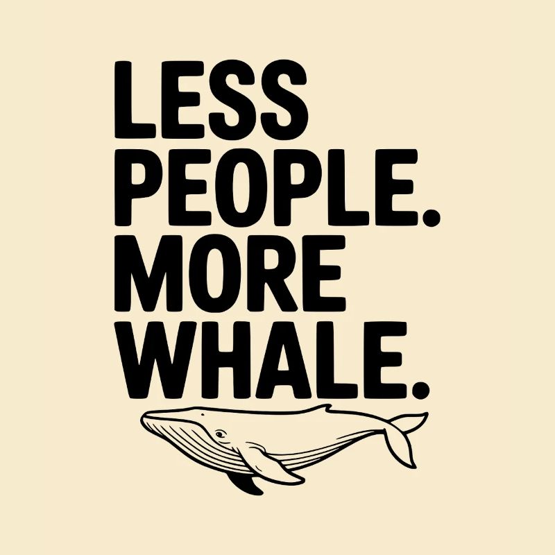 Moins de monde. Plus de baleine.