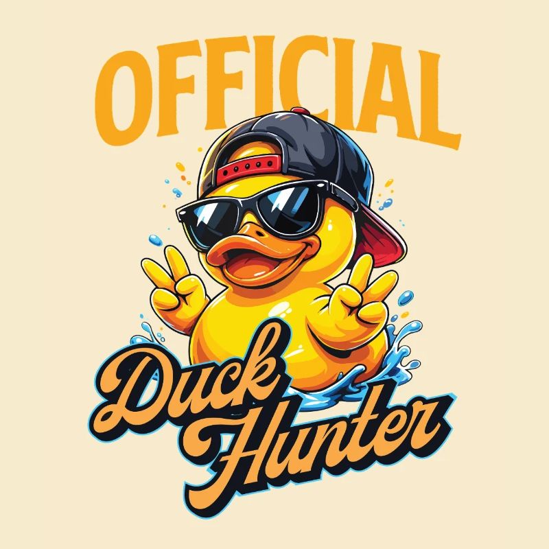 Official Duck Hunter Rubber Duck Duck Lover
