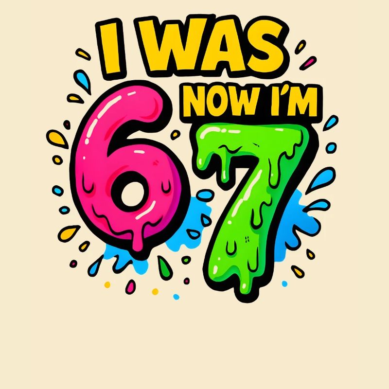 7. Geburtstag Kinder 67 Meme Humor Geschenkidee