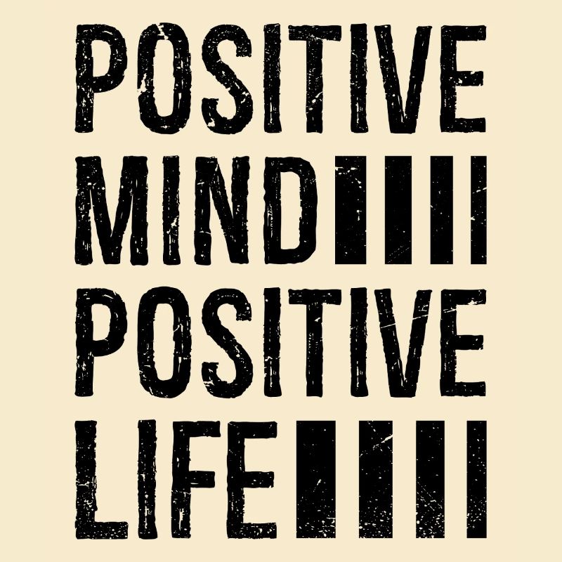Positiver Geist positives Leben