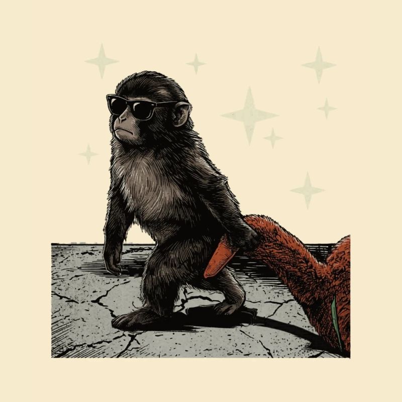 Bébé Singe Coup de Poing