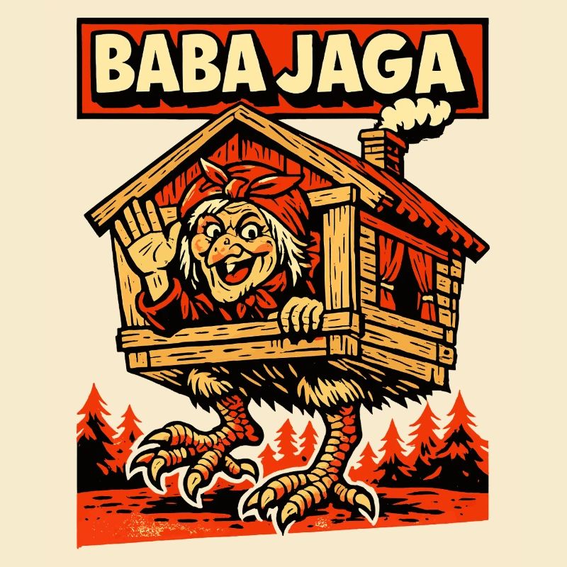 Légende de la sorcière slave Baba Jaga
