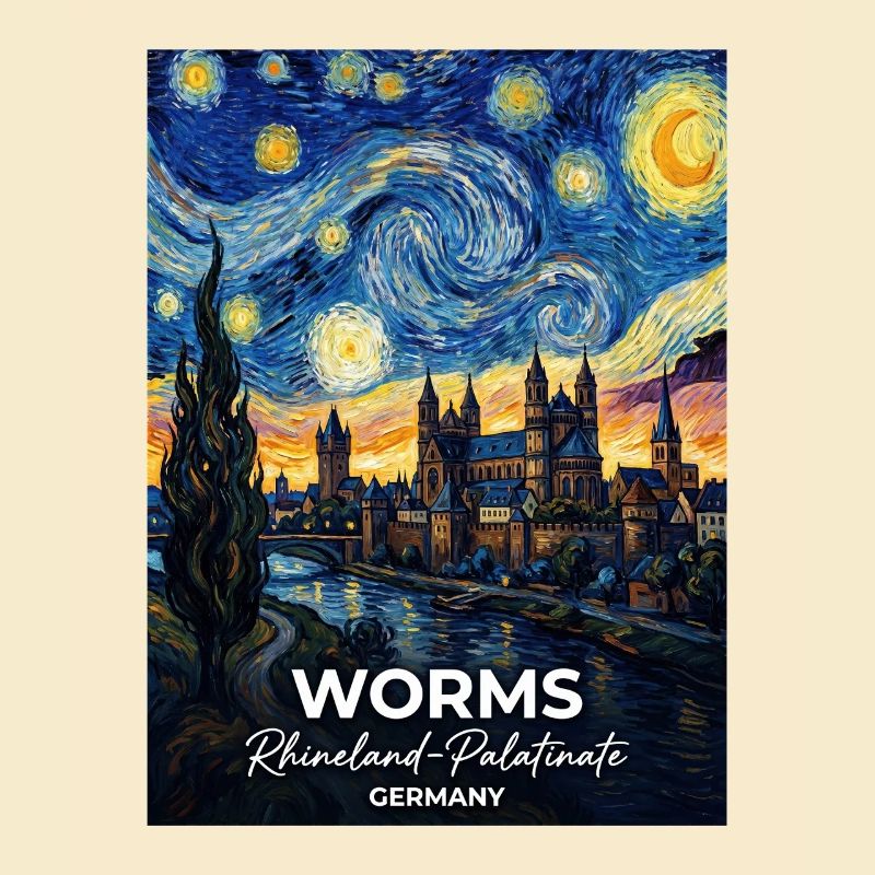 Worms Germany Sternennacht