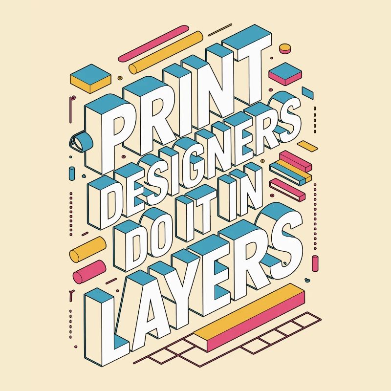 Print Designers Do It In Layers Creative Designer