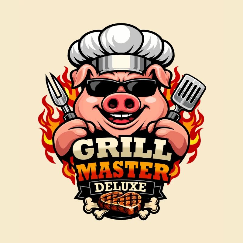 Grill Master Deluxe BBQ Pork Chef