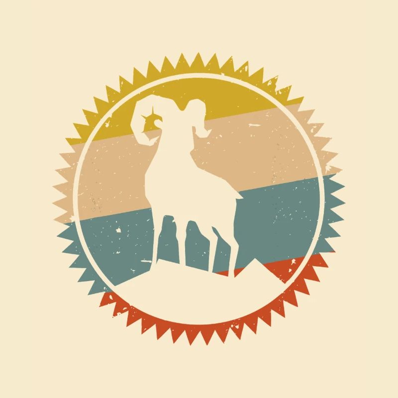 Desert Sunset Kamel Emblem