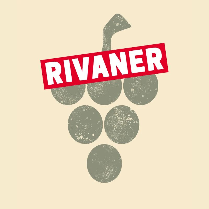 Rivaner Vine Vintage Wine Drinker and Winemaker Design