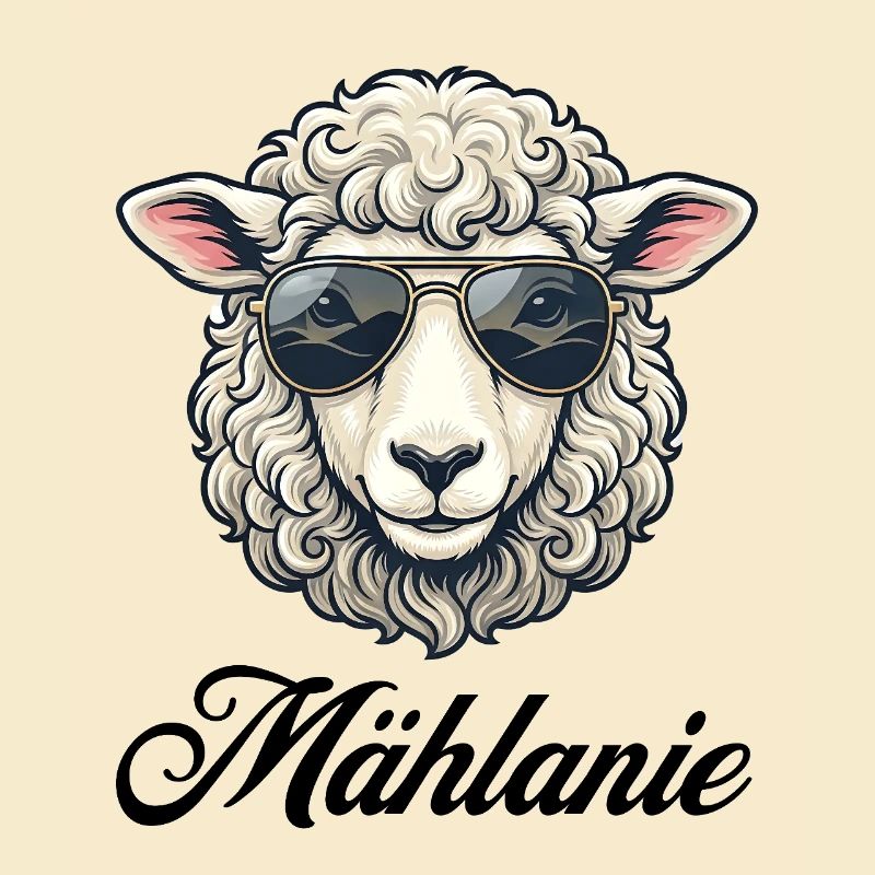 Mählanie Sheep with Sunglasses