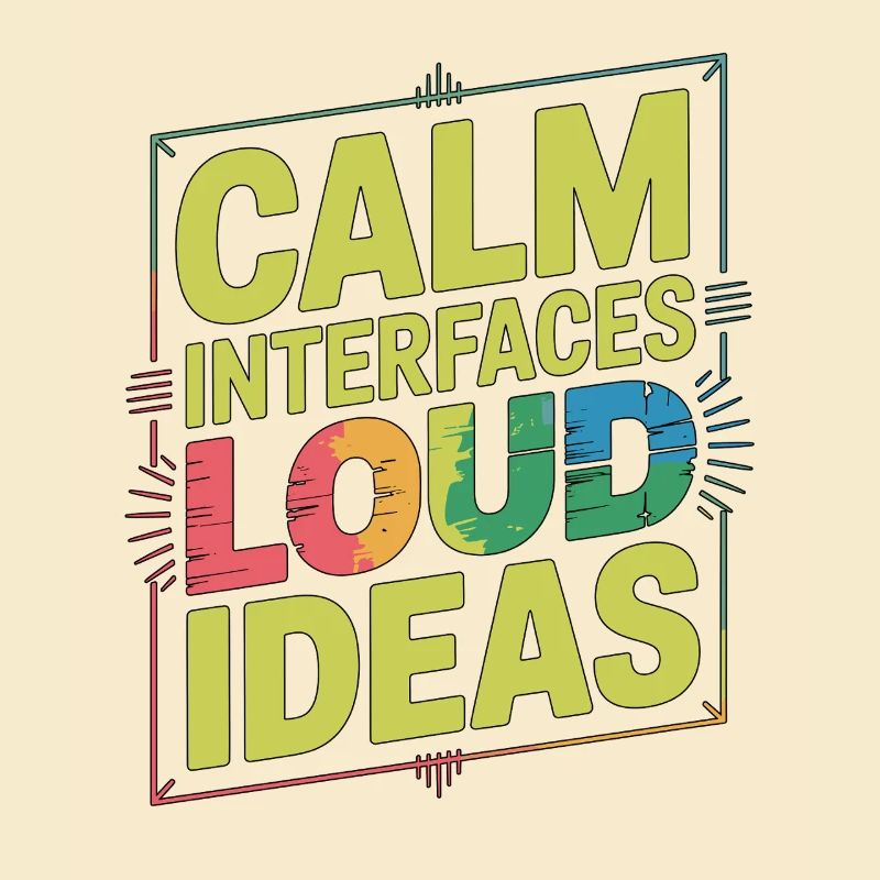 Designer UX/UI Interfaces calmes Concepteur Web bruyant