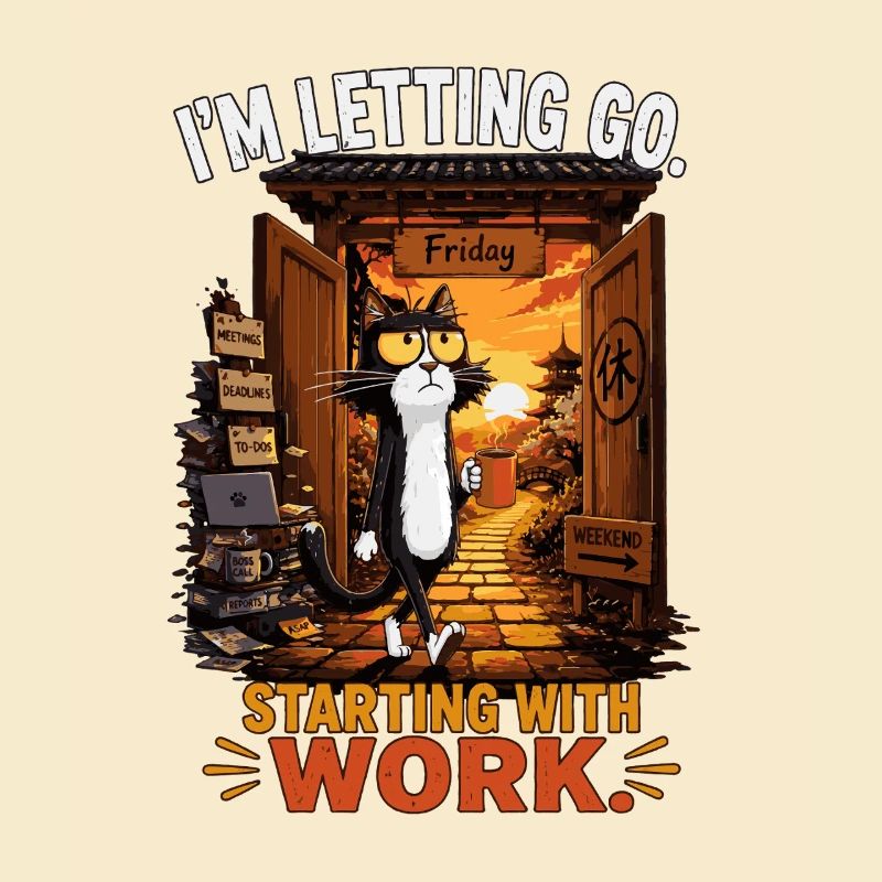 Friday Escape Cat: Starting with Work