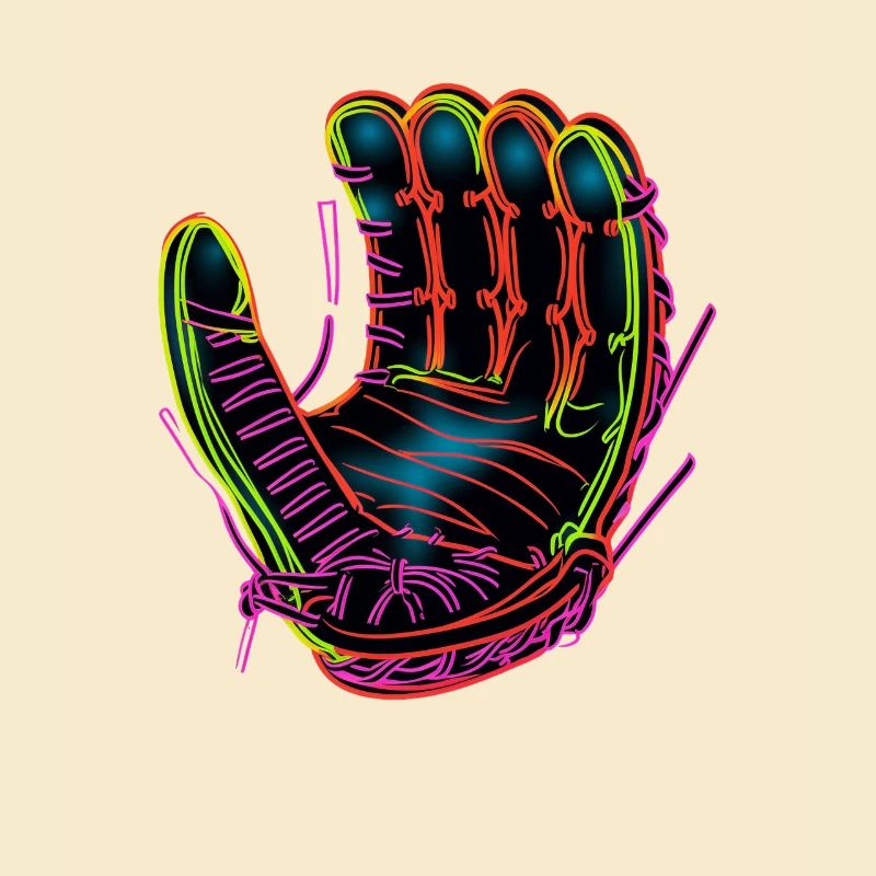 Baseball Glove Synthwave