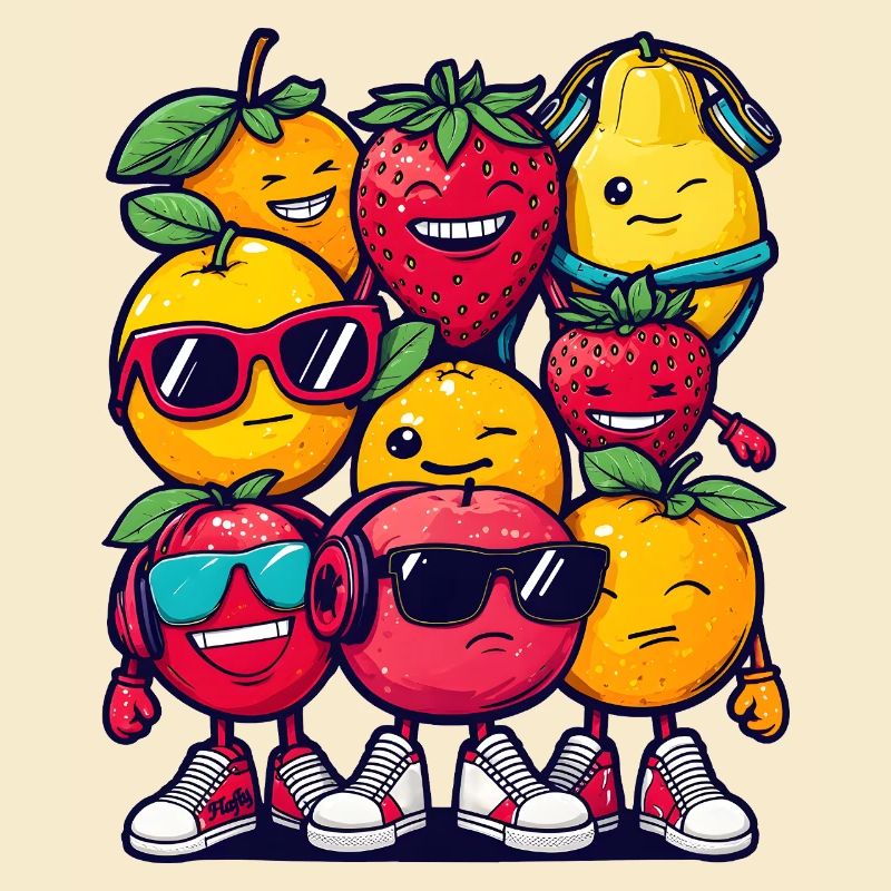 Fruit Squad – 🍓 🍊 🍉 Cartoon