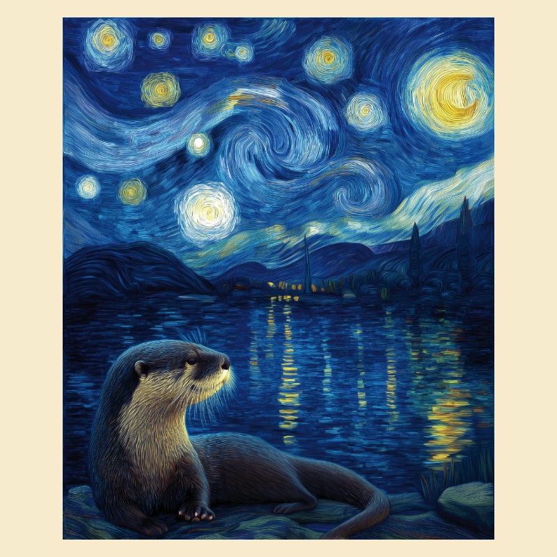 Loutre Van Gogh