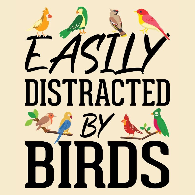 Facilement distrait par les oiseaux