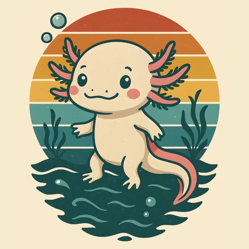 Mignon Retro Axolotl