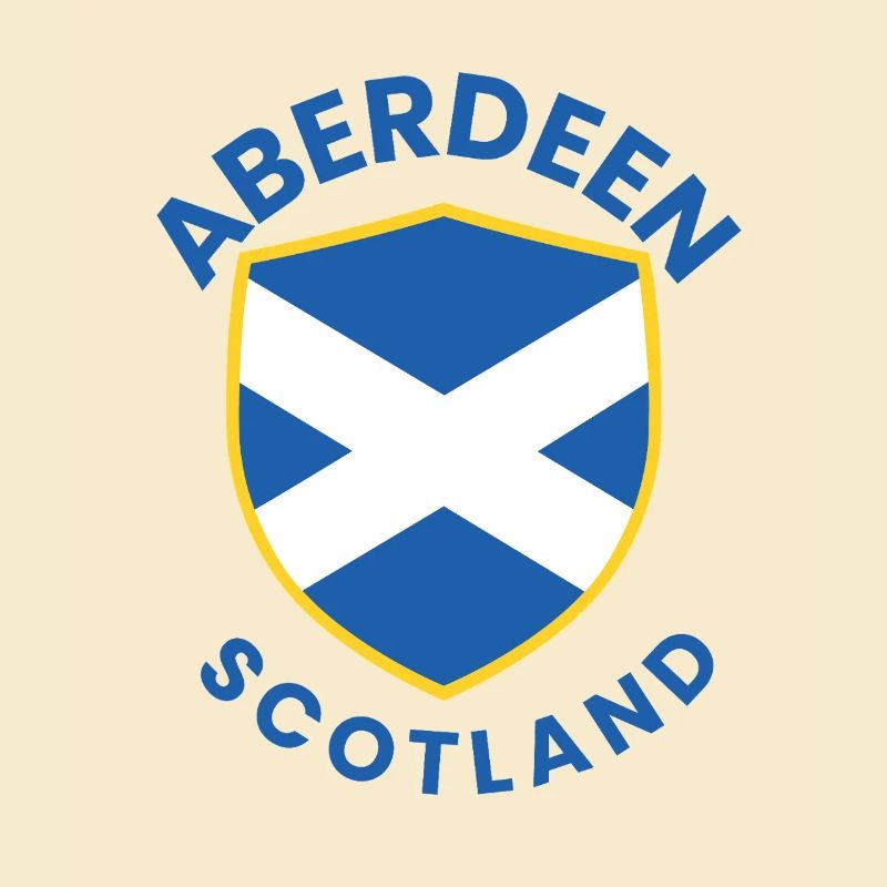 Aberdeen Scottish Shield Emblem